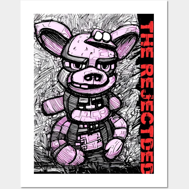 Porky the Perform-O-Pig Wall Art by The Daisy Tee Co.